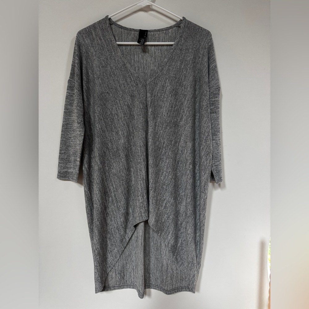 bobi Heather Gray Knit Top